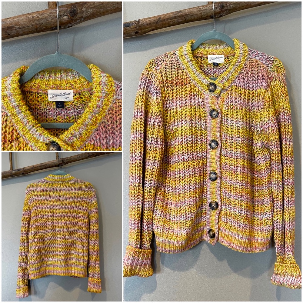 Universal Threads | NWOT Pink + Lime Cardigan